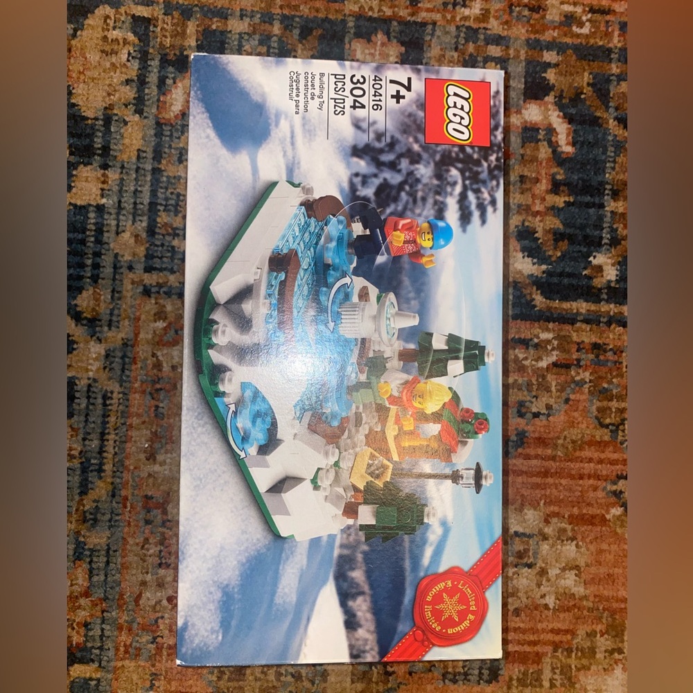 Lego limited edition holdiday skating set- new in box!